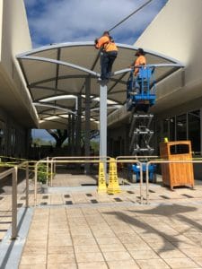 Pacific Recreation Project - Shade Installation